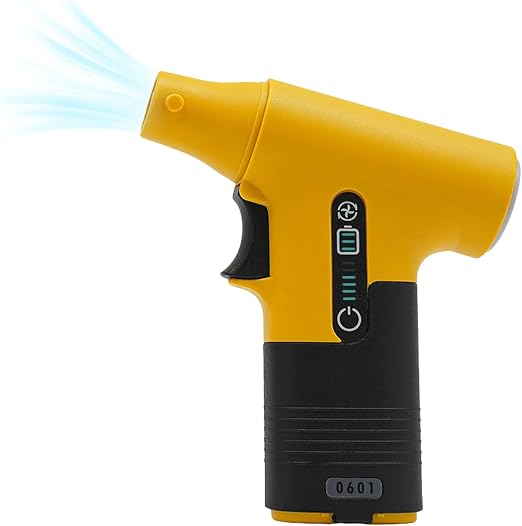 Electric Air Duster, 13000RPM Compressed Blower Fan Multi-Functional Tiny Electric Cleaner 3 Speeds Adjustable Rechargea