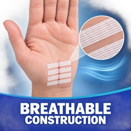 Steri-Strip Wound Closure Strips, 1/4 in x 4 in, 2 Pack, 60 Count