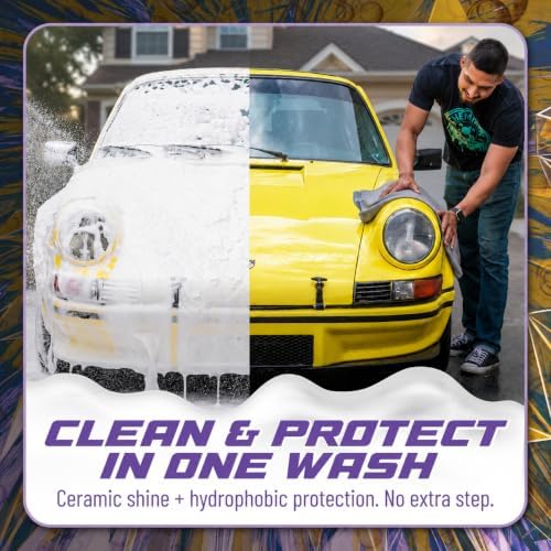 HydroSuds Ceramic High Foaming Car Wash Soap, Berry, 64 oz
