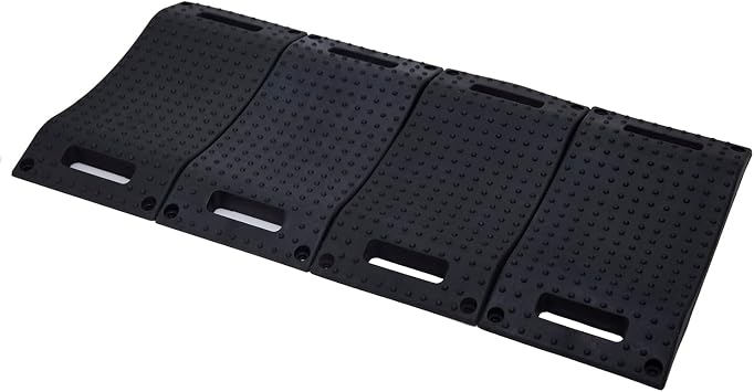 Homeon Wheels Tire Saver Ramps Rubber Material Anti-Slip Pad Design,Car Tire Wheel Ramps for Flat Spot and Flat Tire Pre