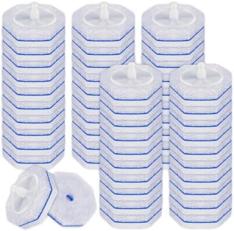 50 Count Toilet Wand Refills for Clorox, 5X Cleaning Power Toilet Bowl Wand Refills - No Falling Apart, Easy and Effective Bathroom Cleaning