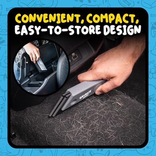 Pet Hair Removal Bundle, Car Interior Pet Hair Remover Kit with Pet Hair Eraser Tool, Stain and Odor Remover Spray, and Interior Cleaner for Cars, Trucks, and SUVs