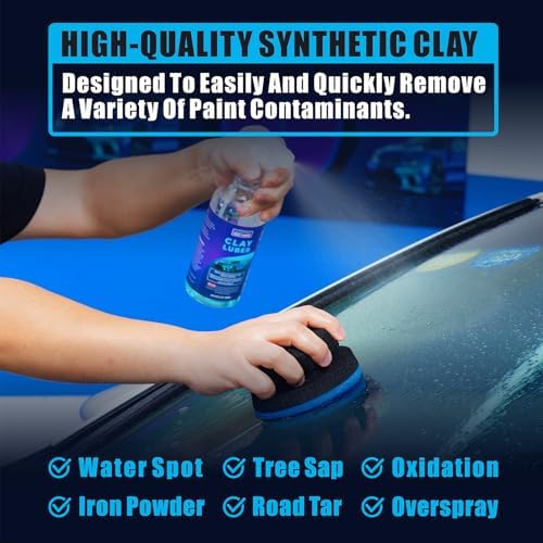 Clay Bar Pad, 2-Pack, Blue Purple