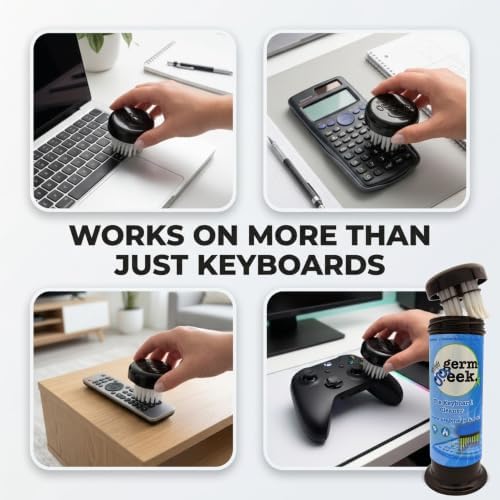 Keyboard & Electronics Cleaner | Reusable Brush + Solution