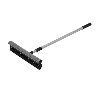Winco Window Squeegee with Telescopic Handle, 15-Inch