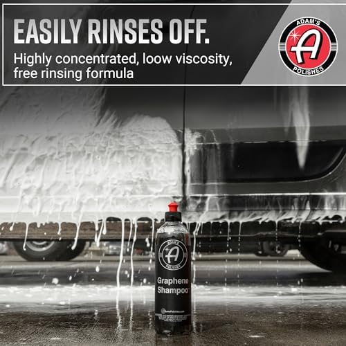 Graphene Shampoo Gallon, Graphene Ceramic Coating Infused Car Wash Soap, Powerful Cleaner & Protection In One Step, pH Neutral, High Suds For Foam Cannon, Foam Gun or Detailing Bucket
