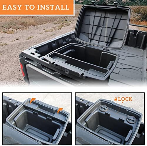 SAUTVS Cargo Box for Can Am Defender & MAX 2016-2026, Commander 2021-2026
