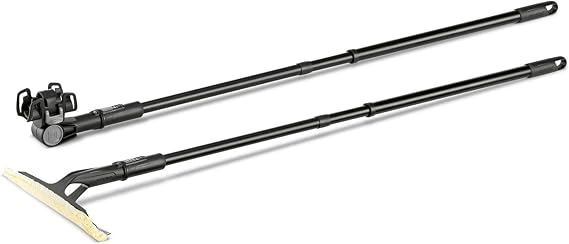 Kärcher WV Extention for High Window Cleaning - Window Vacuum Extension Set for WV 1 and WV 6 Electric Squeegees