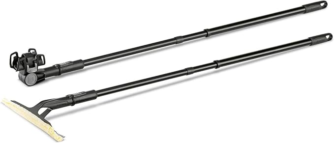 Kärcher WV Extention for High Window Cleaning - Window Vacuum Extension Set for WV 1 and WV 6 Electric Squeegees
