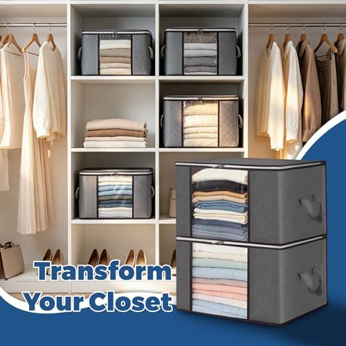 8 Pack Clothes Storage Bags