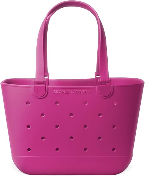 Simple Modern Waterproof Rubber Beach Bag | Large | Purple