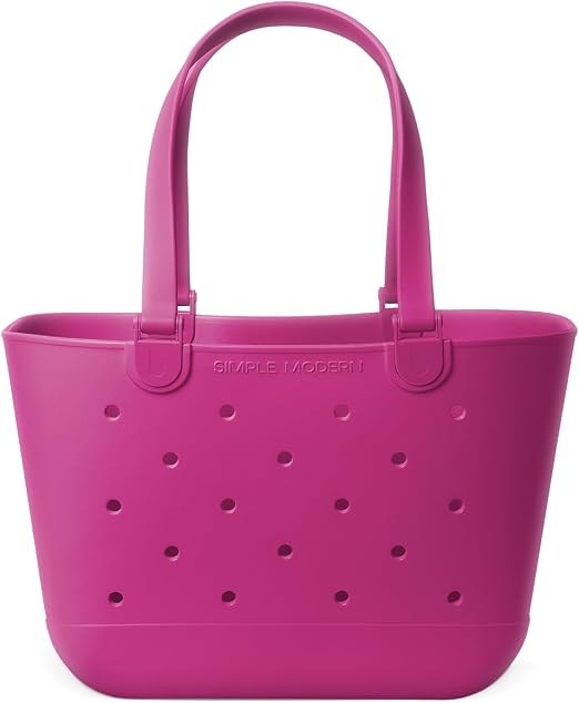 Simple Modern Waterproof Rubber Beach Bag | Large | Purple