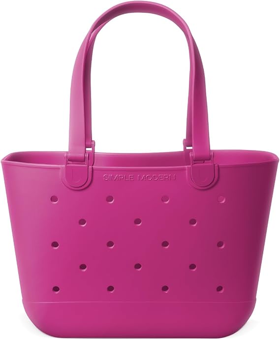Simple Modern Waterproof Rubber Beach Bag | Large | Purple