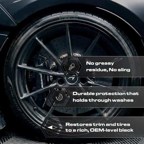 Blackout Trim & Tire Dressing 16oz - No Sling Tire Shine