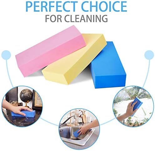 Super Absorbent Sponge Durable Stuff PVA Sponge Box High Water Absorbability Use in Car Boat Kayak After Shower Pick up Liquid Like Vacuum Cleaning Supplies (6 Blue Suction Sponges/Saver Pack)