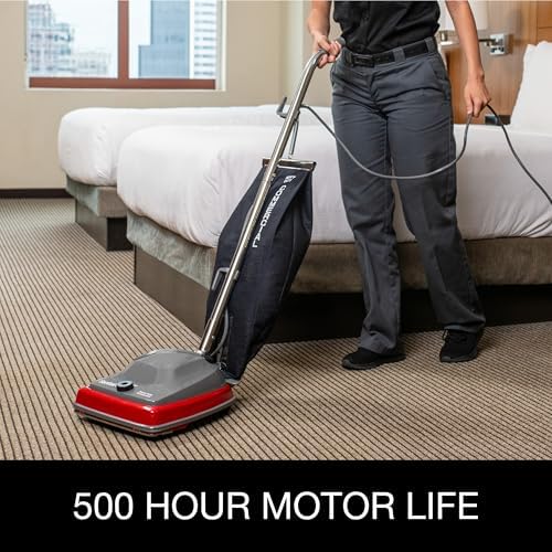 SC679K Tradition Upright Commercial Bagged Vacuum, Red