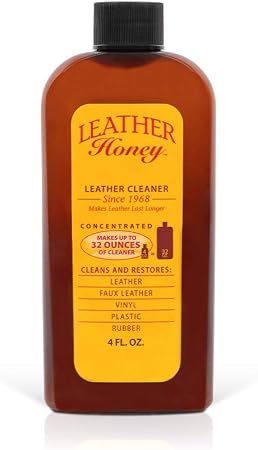 Leather Honey Leather Cleaner Concentrate — Non-Toxic Formula Makes 32oz.