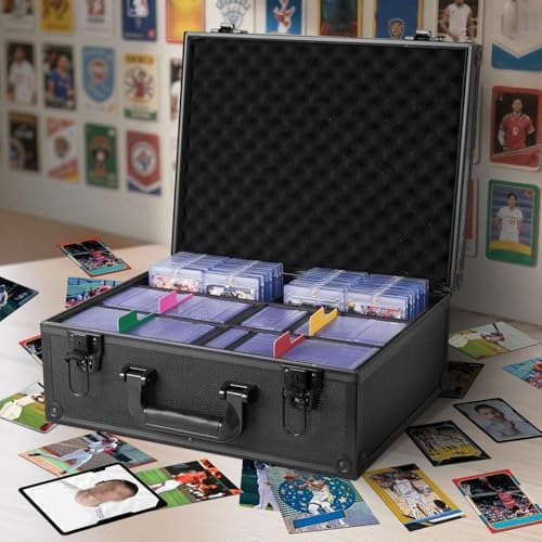 Trading Card Storage Box for 3" x 4" Top Loaders 610+, Sports Cards Case