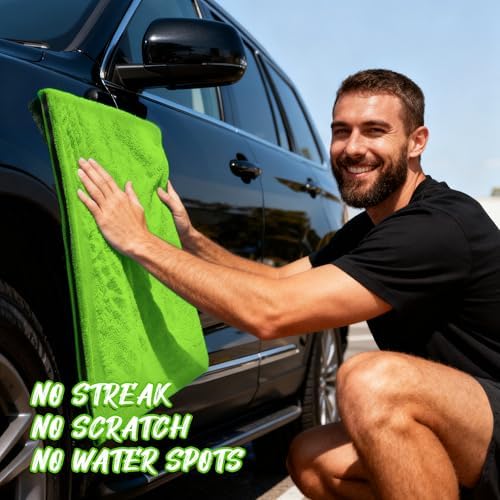 1400GSM Microfiber Car Drying Towel Detailing Extra Large 48"x24"