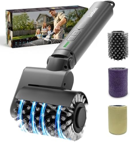 Electric Grill Brush, High Torque Rechargeable BBQ Grill Griddle Cleaner