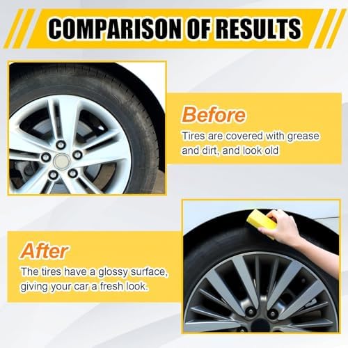 Tallew 18 Pcs Tire Shine Dressing Applicator Tire Dressing Applicator Pads Color Polishing Sponge Wax Buffing Pads for Car Glass Painted Steel Porcelain