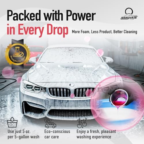 CHERRY SUDS Car Wash Shampoo for Foaming, 5 Gallon