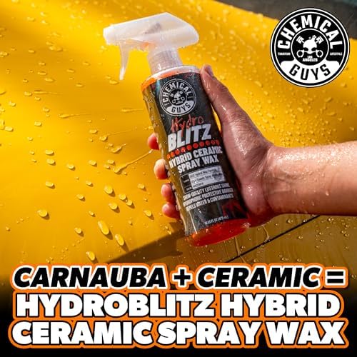 HydroBlitz Ceramic Spray Wax with Carnauba for Cars, 16 oz