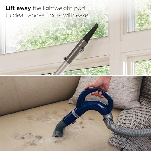 Shark Navigator Lift-Away Vacuum, HEPA, Carpet and Pet Hair, Blue, NV360