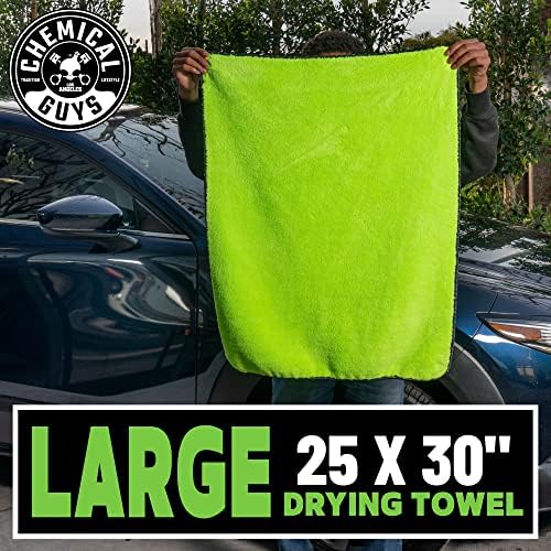 Speed Woolly Mammoth Plush Drying Towel, Neon Green, 25 x 30