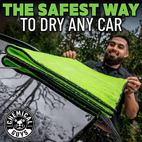 Speed Woolly Mammoth Plush Drying Towel, Neon Green, 25 x 30