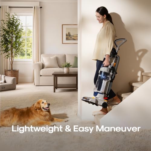 Eureka Upright Vacuum Cleaners for Home, PowerSpeed Anti-Tangle, E2