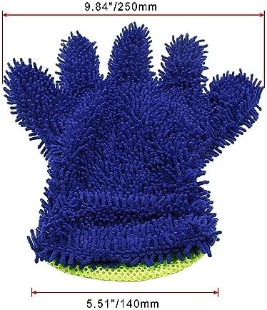 BokWin 2-Pack Car Wash Mitt, Blue