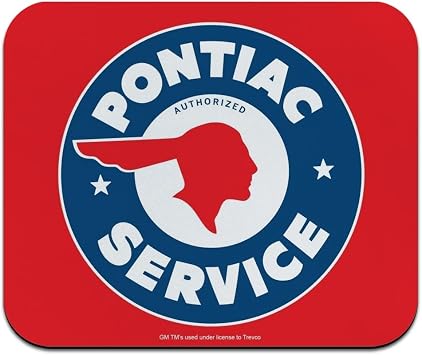 Pontiac Service Logo Low Profile Thin Mouse Pad Mousepad