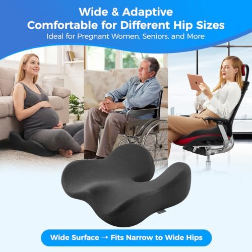 Seat Cushion for Tailbone & Sciatica Pain Relief
