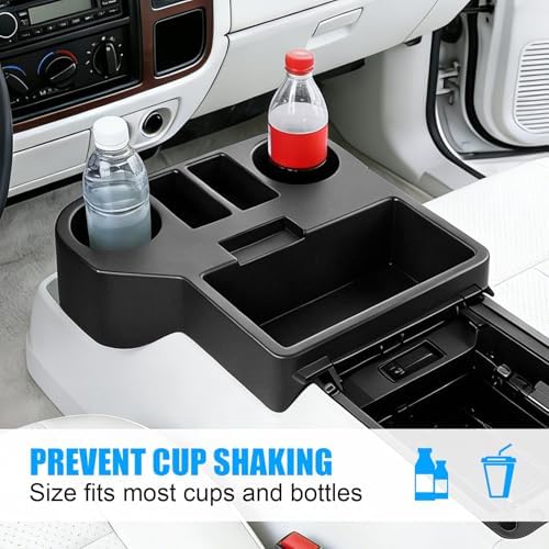 Center Console Armrest Cup Holder Compatible with 1994-1997 Dodge Ram 1500