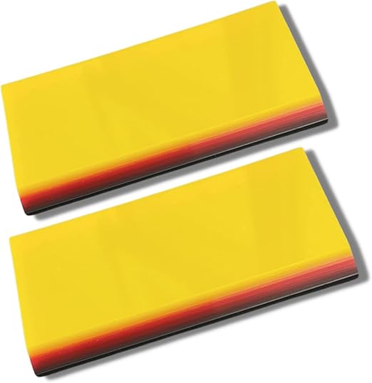 PPF & Tints Soft Rubber Squeegee for Protective Film Install - Three Layers of Small Rubber Squeegee - Silicone Squeegee