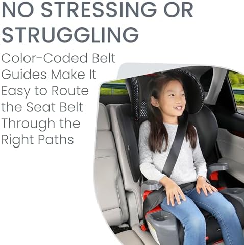 Britax Grow with You ClickTight Harness-2-Booster Car Seat, Cool Flow Gray