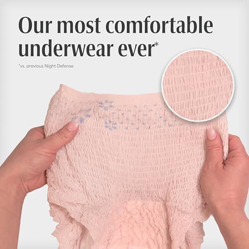 Night Defense Adult Diapers for Women, Large, 56 Count
