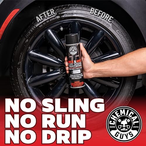 Nice & Wet Aerosol Tire Shine, High Gloss Black Spray, 2 Pk