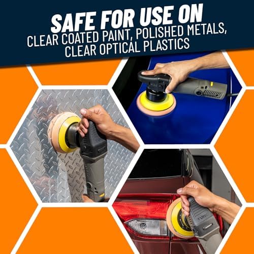 Car Polisher, TORQX Random Orbital Polisher Kit, 9-Piece