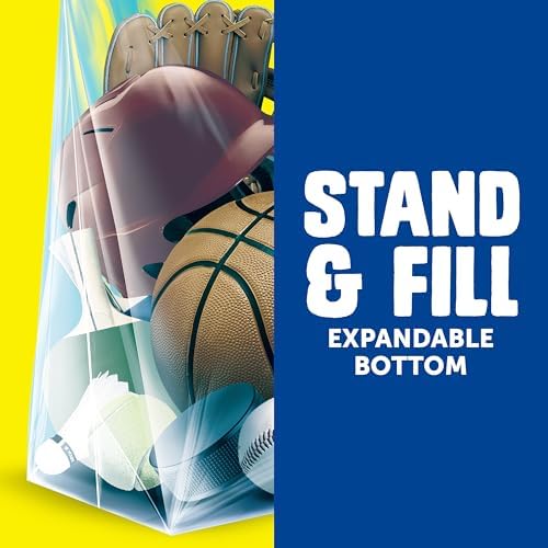 Big Bags, 10 Gallon XXL Reusable Storage Bags, 8 Count