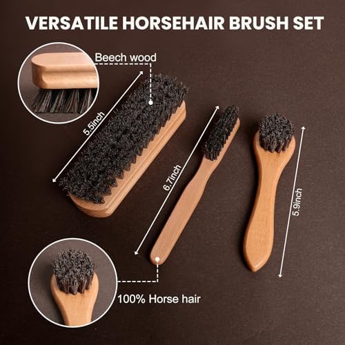 Leather Boots Care Kit- Leather Cleaner Boots Shoes Cleaning Kit, Saddle Soap,Mink Oil and Wax Waterproofer