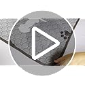Washable Pee Pads for Dogs, Waterproof, 36 x 41 in, 2 Pack, Gray