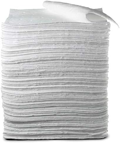 Petroleum Sorbent Pad HP-156, High Capacity, White (Case of 100)