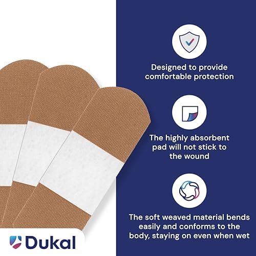 Flexible Fabric Bandages, 1" x 3", Box of 1300