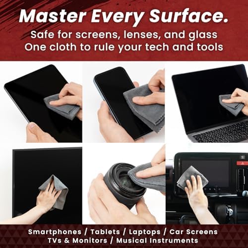 「Samurai Cloth」 Japanese Microfiber Cleaning Cloth, Small 2 Pack