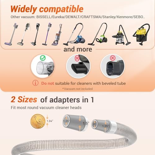 Dog Brush Vacuum Attachment for Dogs and Cats