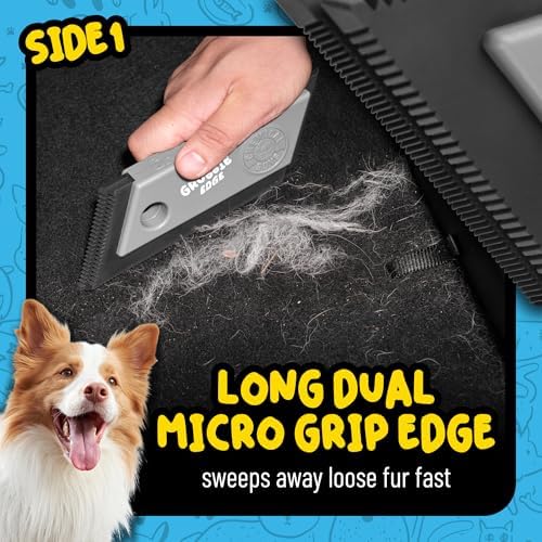 Pet Hair Removal Bundle, Car Interior Pet Hair Remover Kit with Pet Hair Eraser Tool, Stain and Odor Remover Spray, and Interior Cleaner for Cars, Trucks, and SUVs