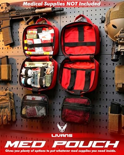 Medical Bag, First Aid Bag Empty for Emergency & Trauma Kits