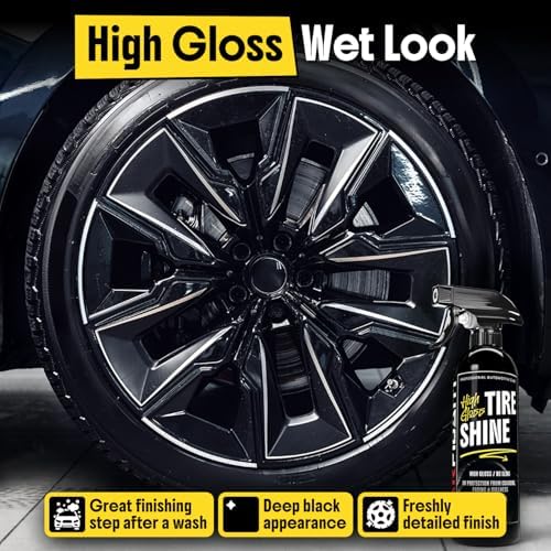 Tire Shine High Gloss Spray - Wet Look Car Tire Dressing - 16 oz